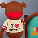 I Love Monkey Book and Toy