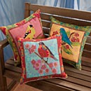 Bright Birds Indoor/Outdoor Pillows 