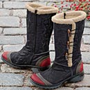 Rieker Red-Toe Boots 