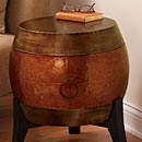Metal Drum Storage Table