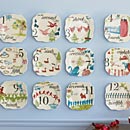 12 Days of Christmas Appetizer Plates & Mug