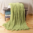 Ruffle Knit Throw