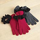 Ruffle Stay-On Gloves