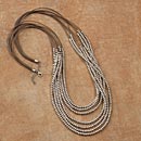 Beaded Leather Necklace