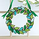Stained Glass Wreath