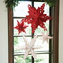 Wood Veneer Snowflakes