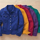 Colored Denim Jeans Jacket