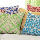 Embroidered Linen Pillows
