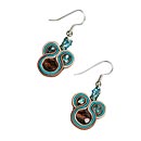 Mosaic Flower Necklace and Earrings