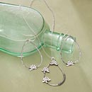 Floating Lotus Necklace and Earrings