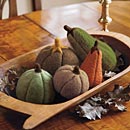 Felted Harvest Gourds