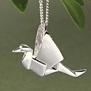 Origami Crane Necklace