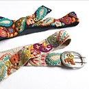 Peruvian Paisley Belt