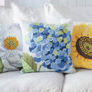Hooked Flower Pillows