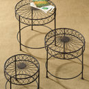 Parc Monceau Wire Nesting Tables