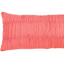 Coral Ruched Pillow