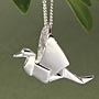 Origami Crane Necklace