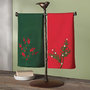 Holiday Towels and Bird Stand