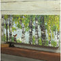Bird in Birches Metal Wall Art