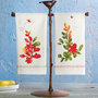 Blossoms Guest Towels and Stand