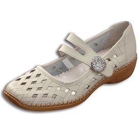 Rieker Doris Mary Janes: White